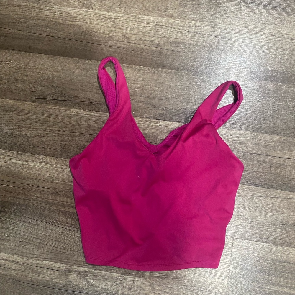 All in Motion Fuchsia Sleeveless Top